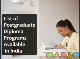 PG Diploma Programs Available in India