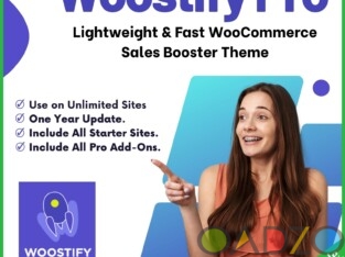 Woostify Pro – Lightweight & Fast WooCommerce Sale