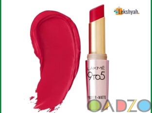 Lakme 9 To 5 Matte Red Lipstic