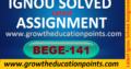 BEGC – 106 Ignou solved assignment 2023