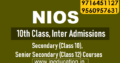 Online admissions in nios of 10th and 12th class 2