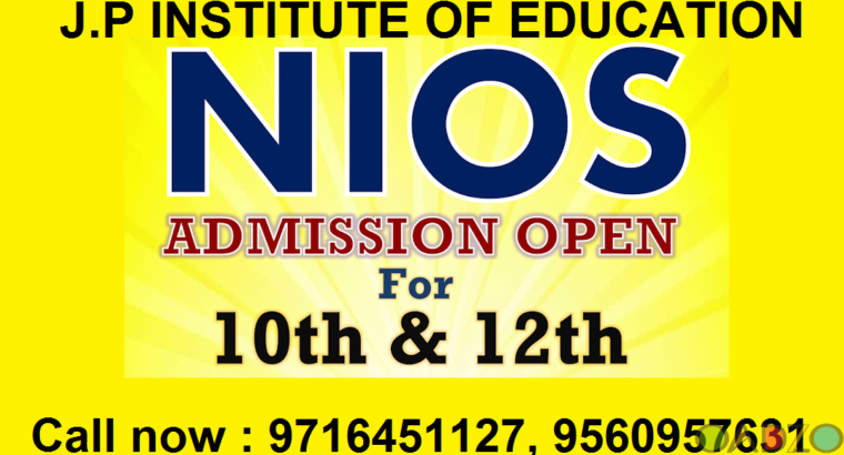 Nios admission 10th 12th 2023 secondary & senior s