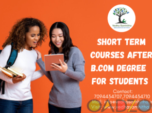 Short Term Courses After B . Com degree for students