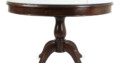 Round Teak Wood Dining Table – Perfect for Cozy Di