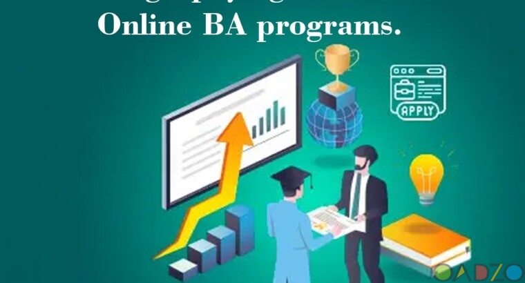 Get a high – paying career with Online BA programs .