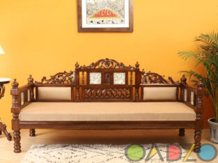 Get cozy with our stylish wooden sofa sets