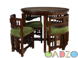 Buy Teak Wood Dining Table Set Online Today