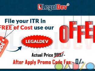 Legal Dev Provide Free ITR Filing Coupon Code in I
