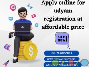 Apply for udyam registration