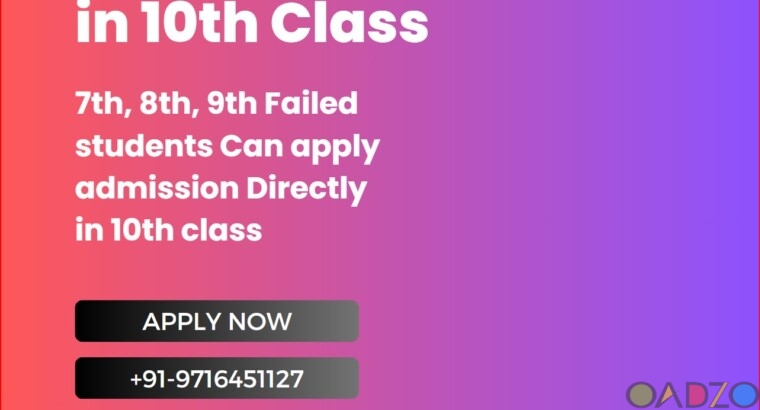Nios admission open for APRIL 2024 10th 12th