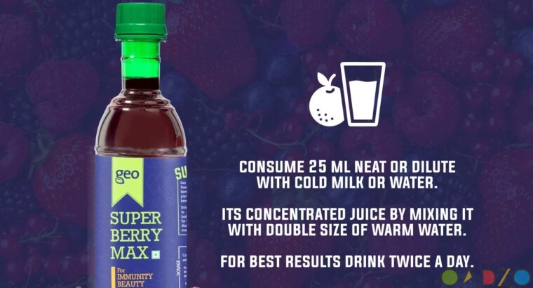 GEO Natural Super Berry Max Juice