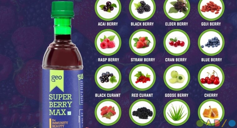 GEO Natural Super Berry Max Juice