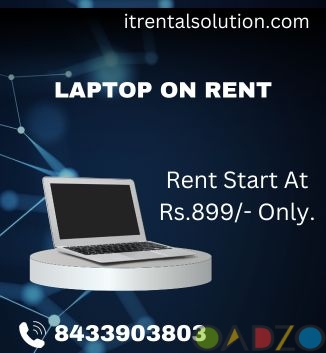 Laptop On Rent Starts At Rs . 899 /- Only In Mumbai
