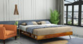 Urbanwood ‘ s Trendy Wooden Bed with Storage