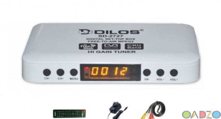 Dilos MPEG – 2 SD – 2727 DVB – S Digital FTA Set – Top Box